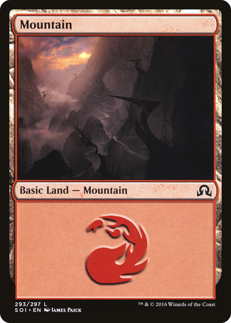 Mountain (SOI-293) - Shadows over Innistrad Foil