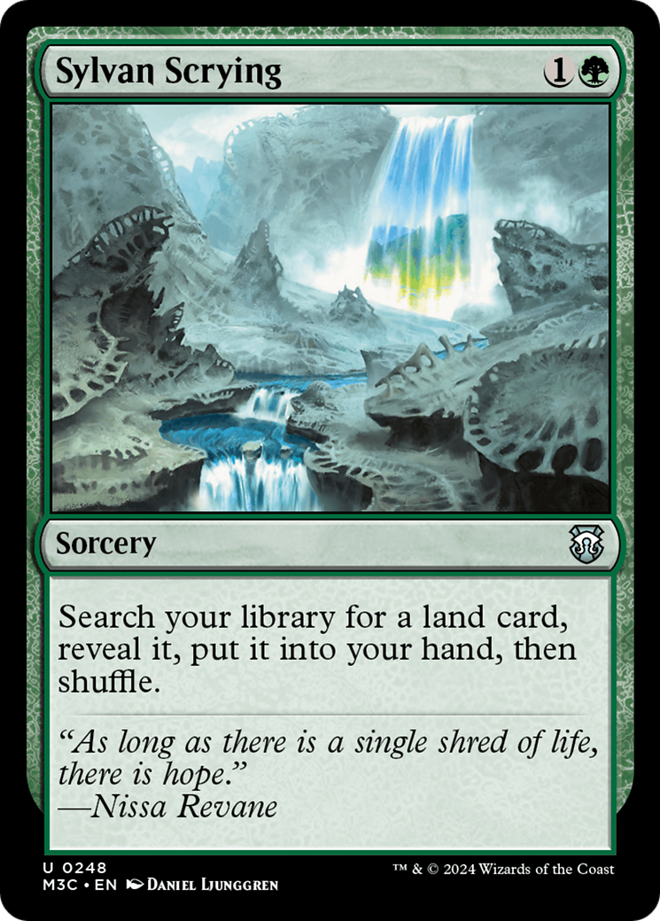Sylvan Scrying (M3C-248) - Modern Horizons 3 Commander
