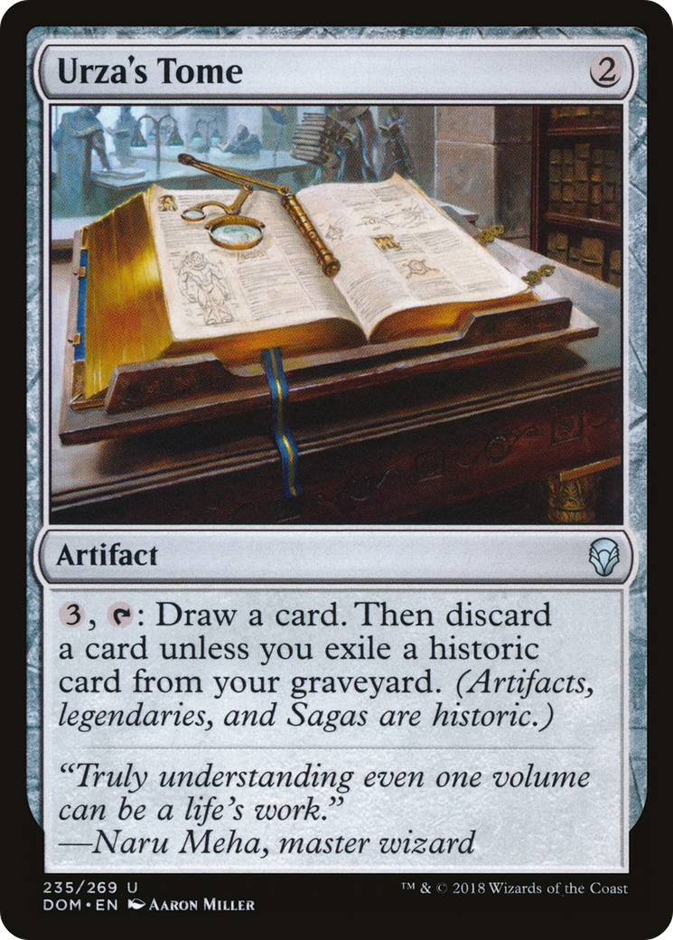 Urza's Tome (DOM-235) - Dominaria Foil