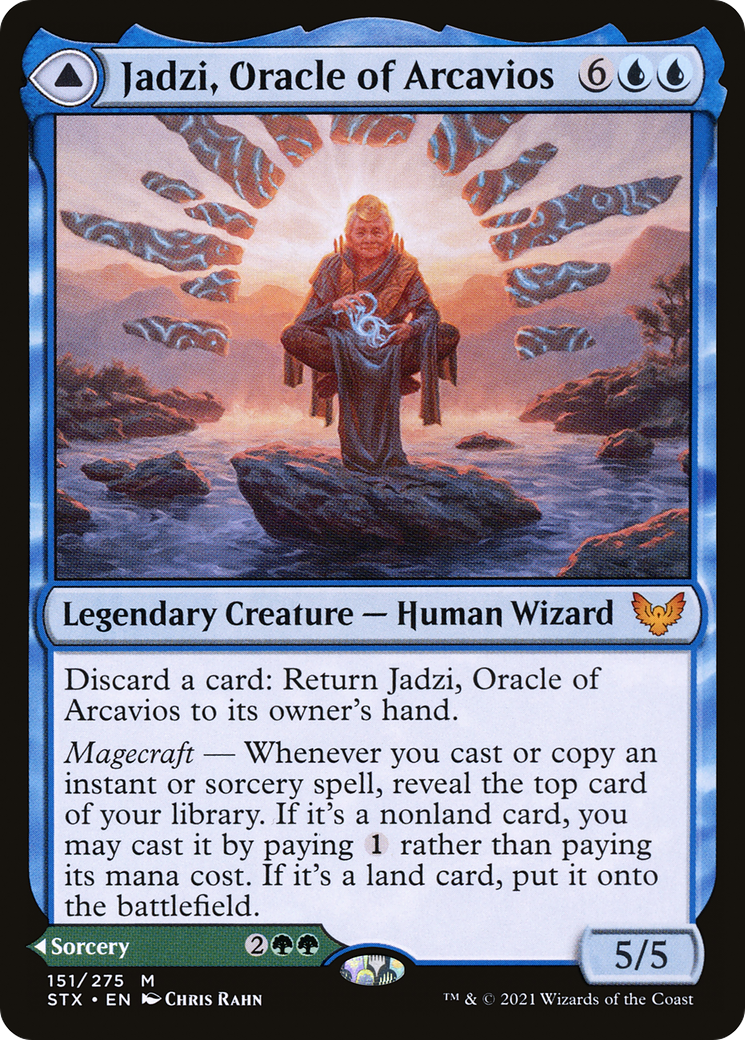 Jadzi, Oracle of Arcavios // Journey to the Oracle (STX-151) - Strixhaven: School of Mages Foil