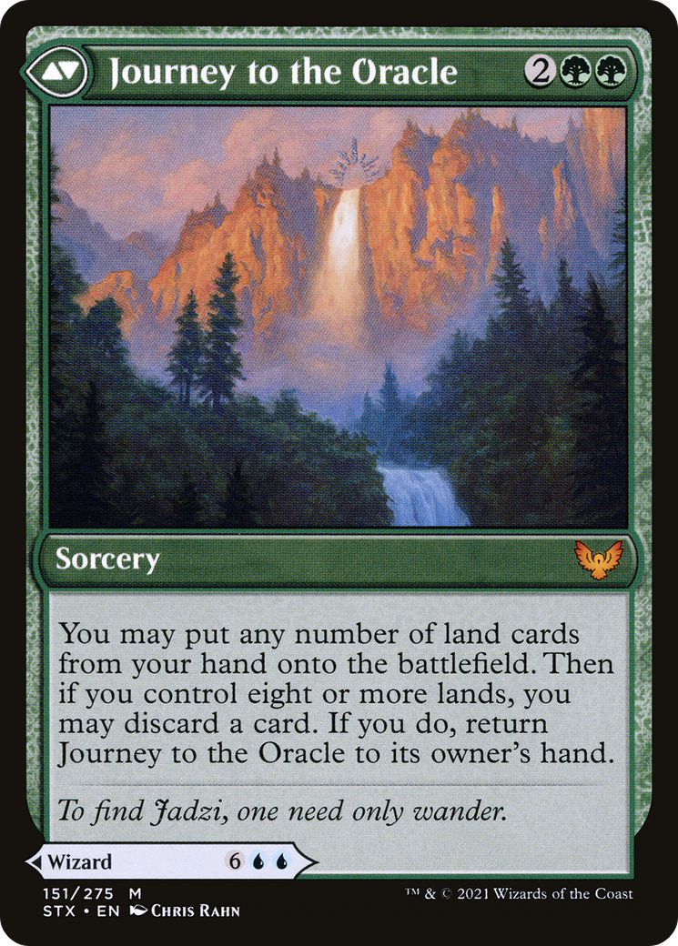 Jadzi, Oracle of Arcavios // Journey to the Oracle (STX-151) - Strixhaven: School of Mages Foil