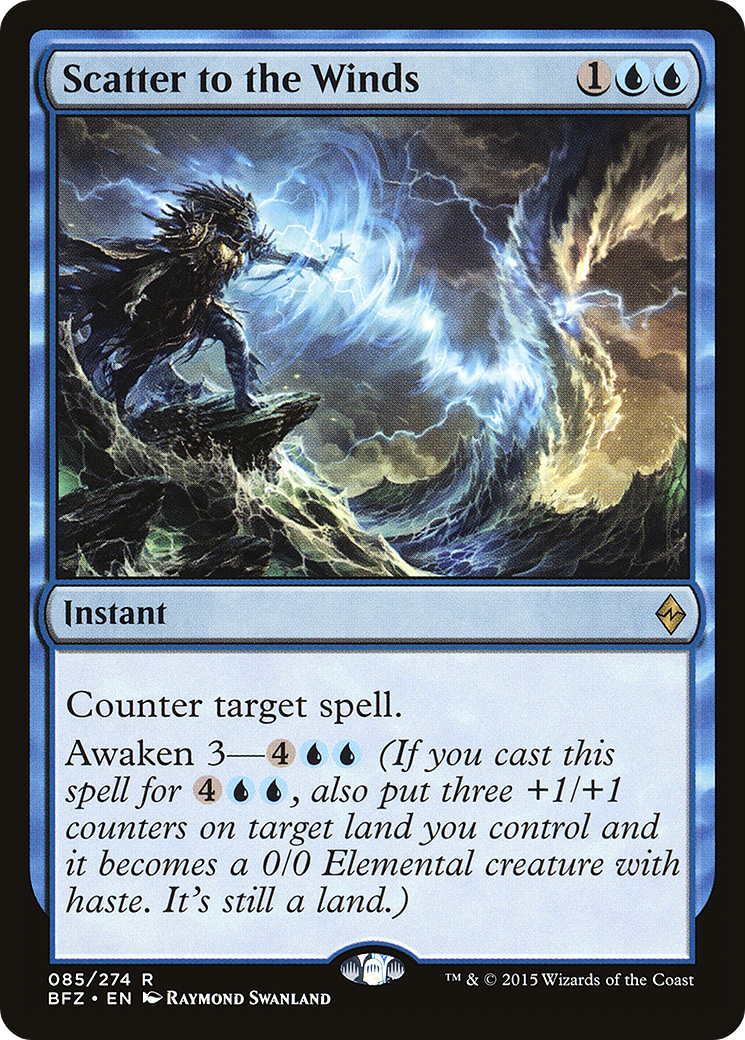 Scatter to the Winds (BFZ-085) - Battle for Zendikar