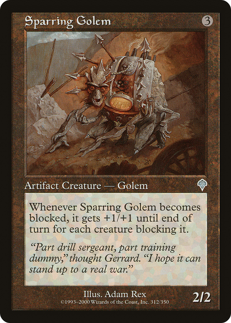 Sparring Golem (INV-312) - Invasion Foil