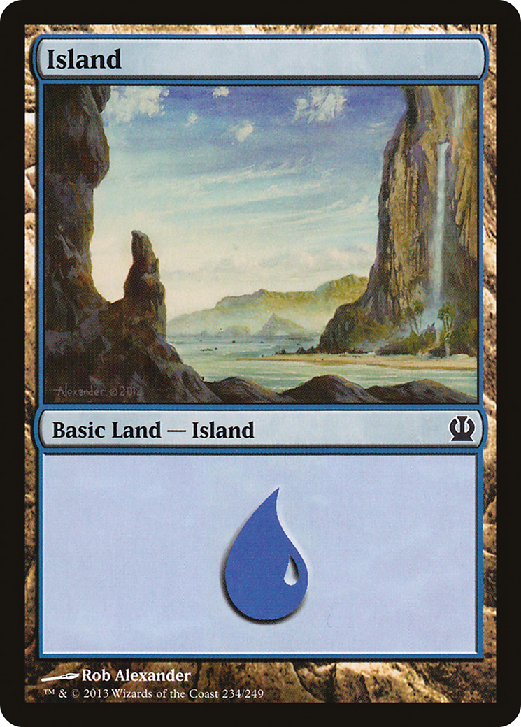 Island (THS-234) - Theros Foil