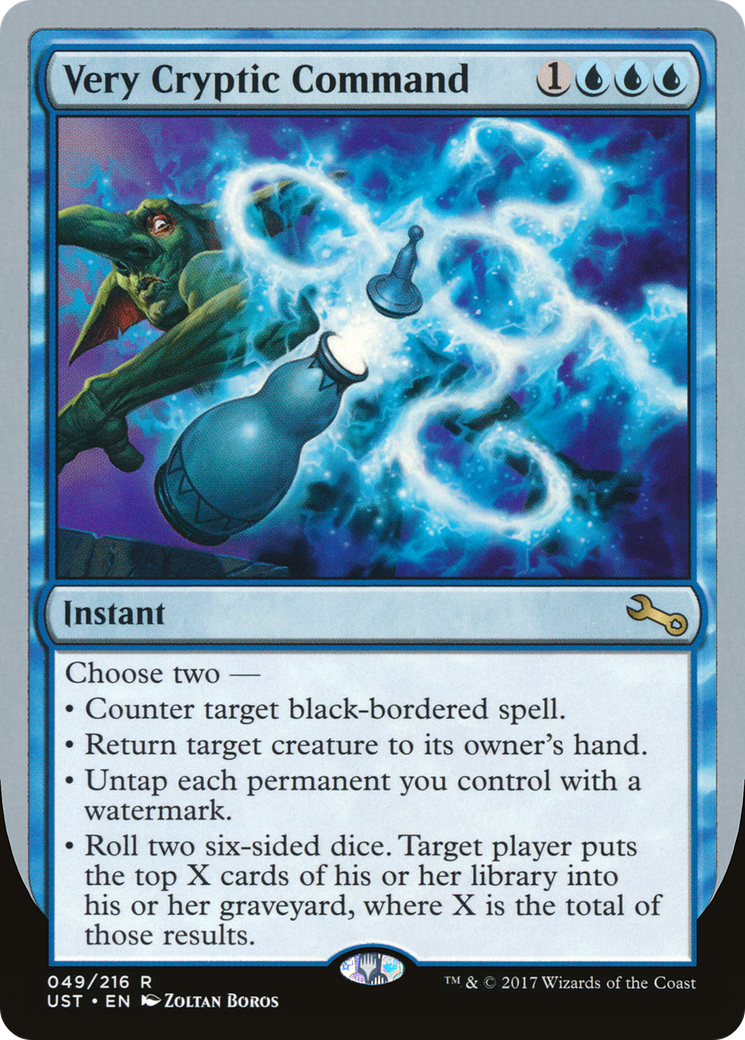 Very Cryptic Command (UST-49E) - Unstable Foil