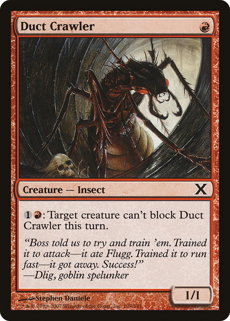 Duct Crawler (10E-198) - Tenth Edition Foil