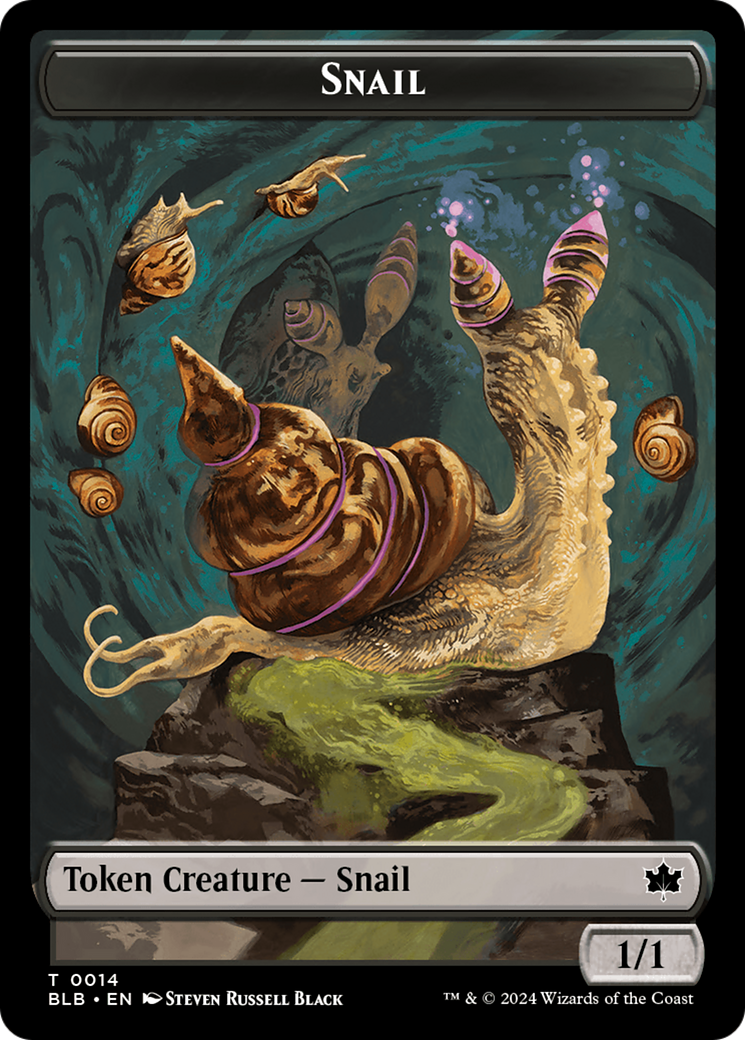 Snail (BLB-014) - Bloomburrow Tokens