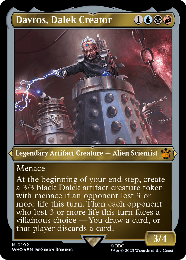 Davros, Dalek Creator (WHO-192) - Doctor Who Foil