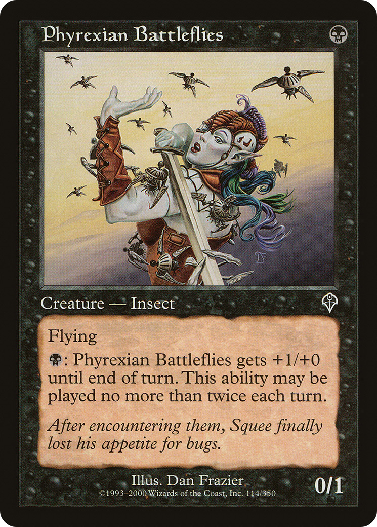 Phyrexian Battleflies (INV-114) - Invasion Foil
