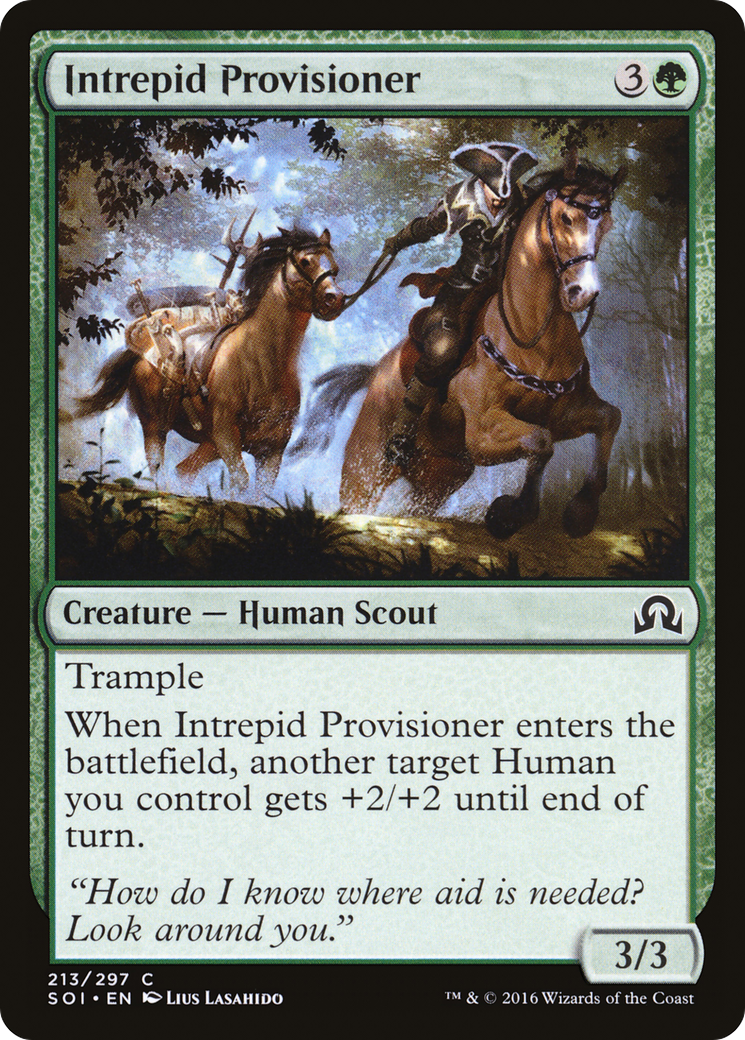 Intrepid Provisioner (SOI-213) - Shadows over Innistrad Foil
