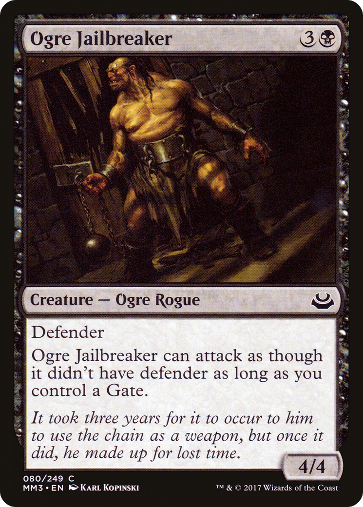 Ogre Jailbreaker (MM3-080) - Modern Masters 2017