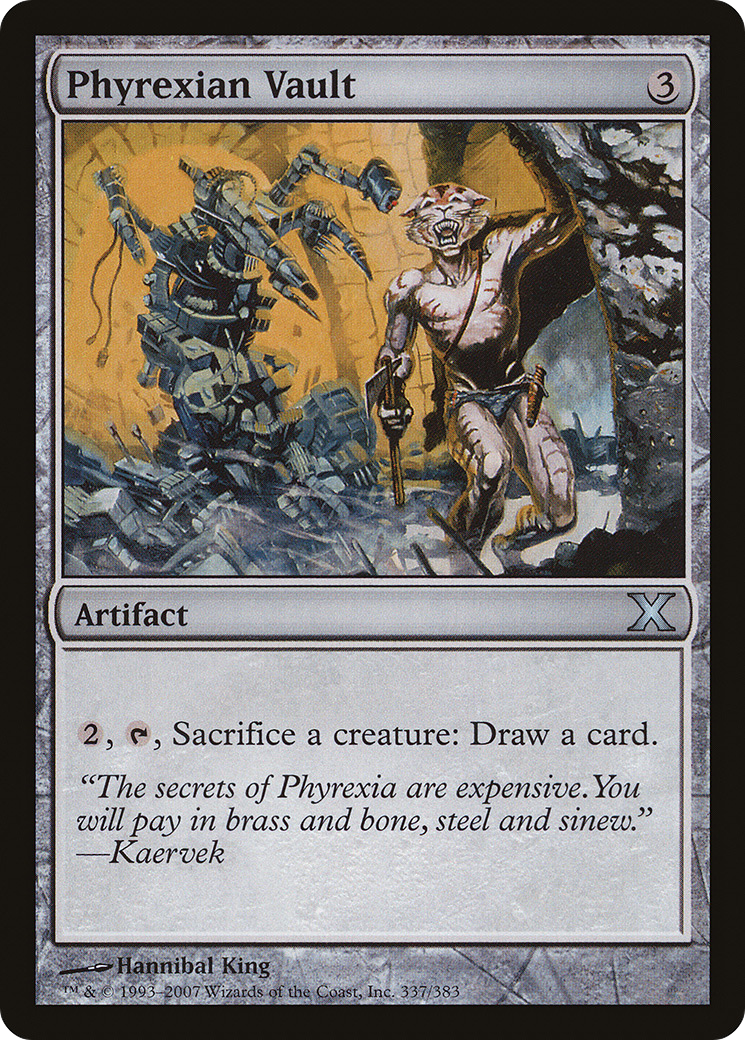 Phyrexian Vault (10E-337) - Tenth Edition Foil