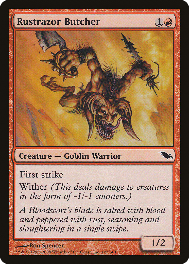 Rustrazor Butcher (SHM-105) - Shadowmoor