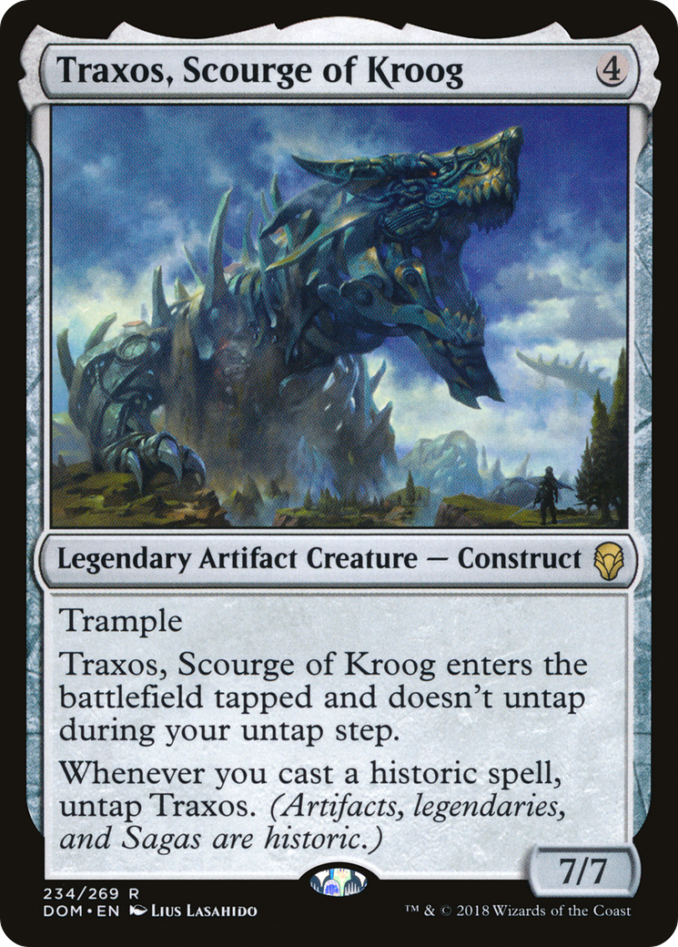 Traxos, Scourge of Kroog (DOM-234) - Dominaria Foil