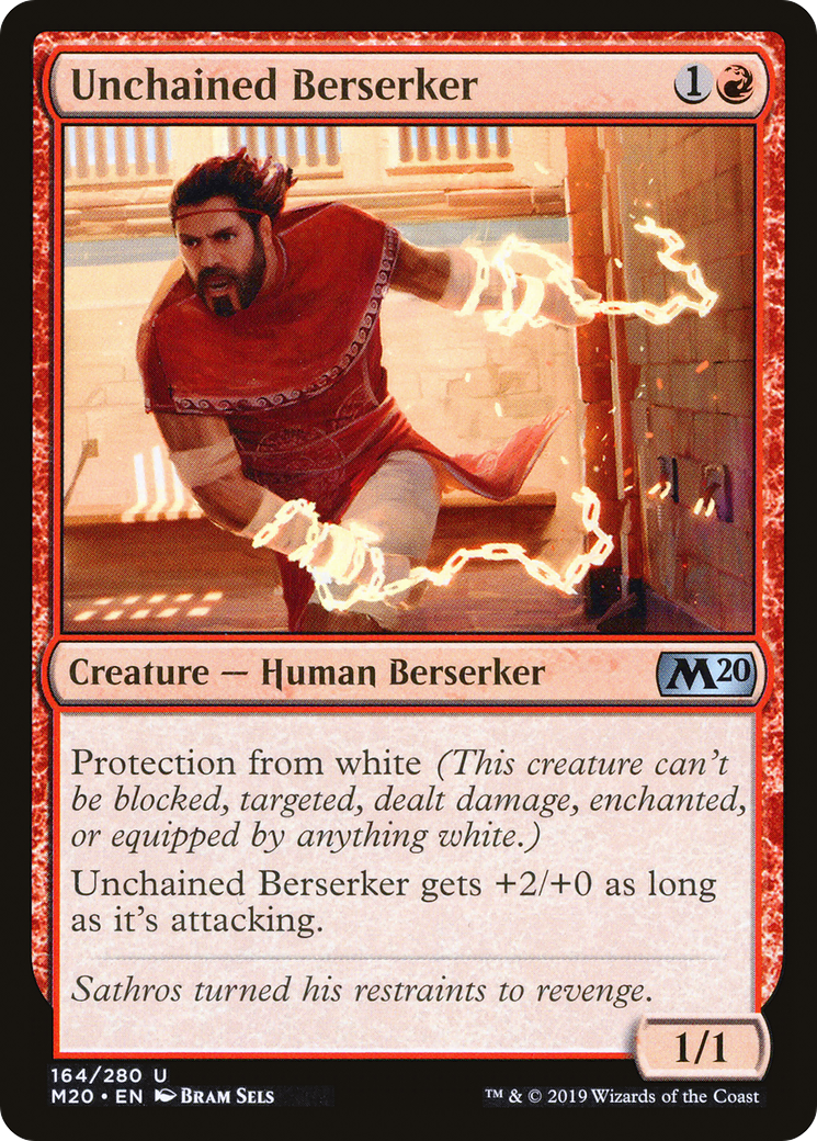 Unchained Berserker (M20-164) - Core Set 2020 Foil