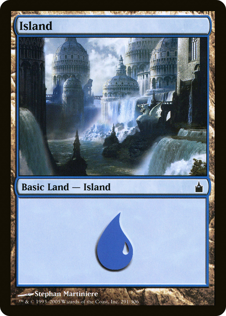 Island (RAV-291) - Ravnica: City of Guilds Foil