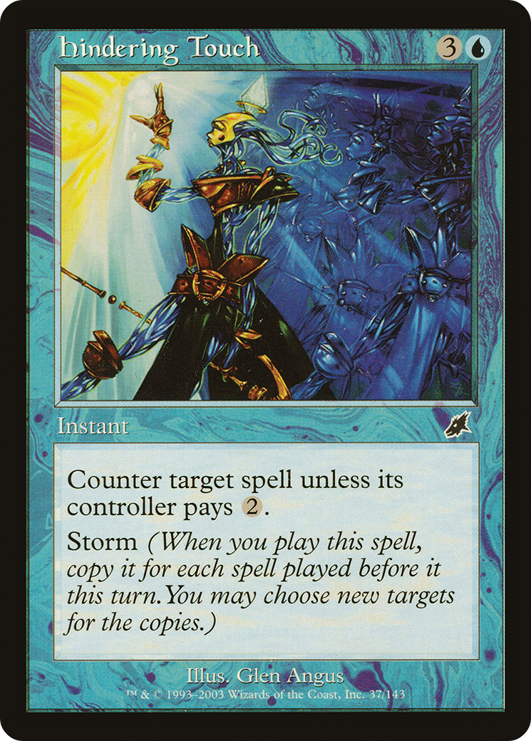 Hindering Touch (SCG-037) - Scourge Foil