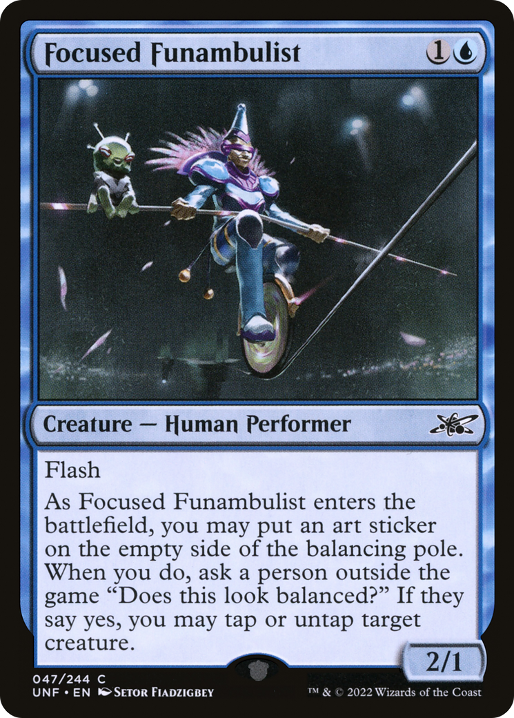 Focused Funambulist (UNF-047) - Unfinity Foil