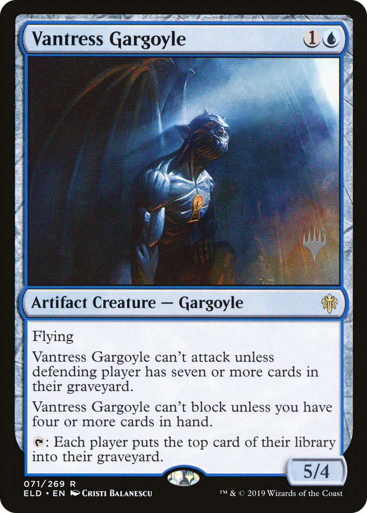 Vantress Gargoyle (PPELD-71P) - Throne of Eldraine Promos