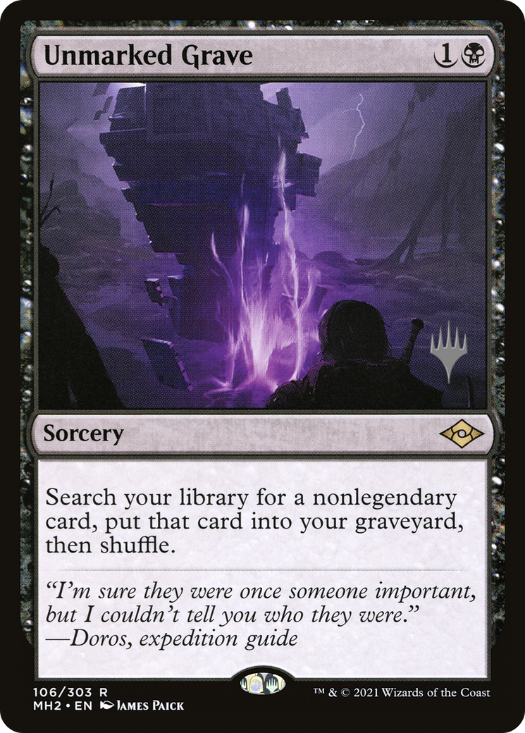Unmarked Grave (PPMKM-106P) - Modern Horizons 2 Promos