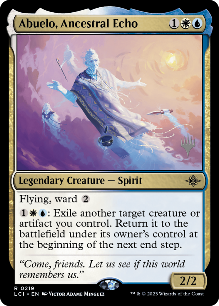 Abuelo, Ancestral Echo (PPLCI-219) - The Lost Caverns of Ixalan Promos