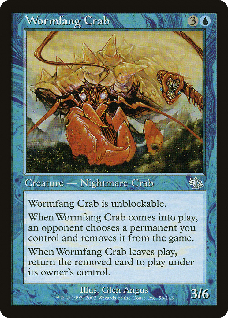 Wormfang Crab (JUD-056) - Judgment Foil