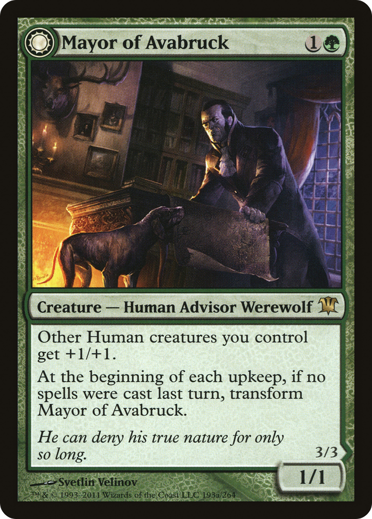 Mayor of Avabruck // Howlpack Alpha (ISD-193) - Innistrad: (Double Faced Transform)