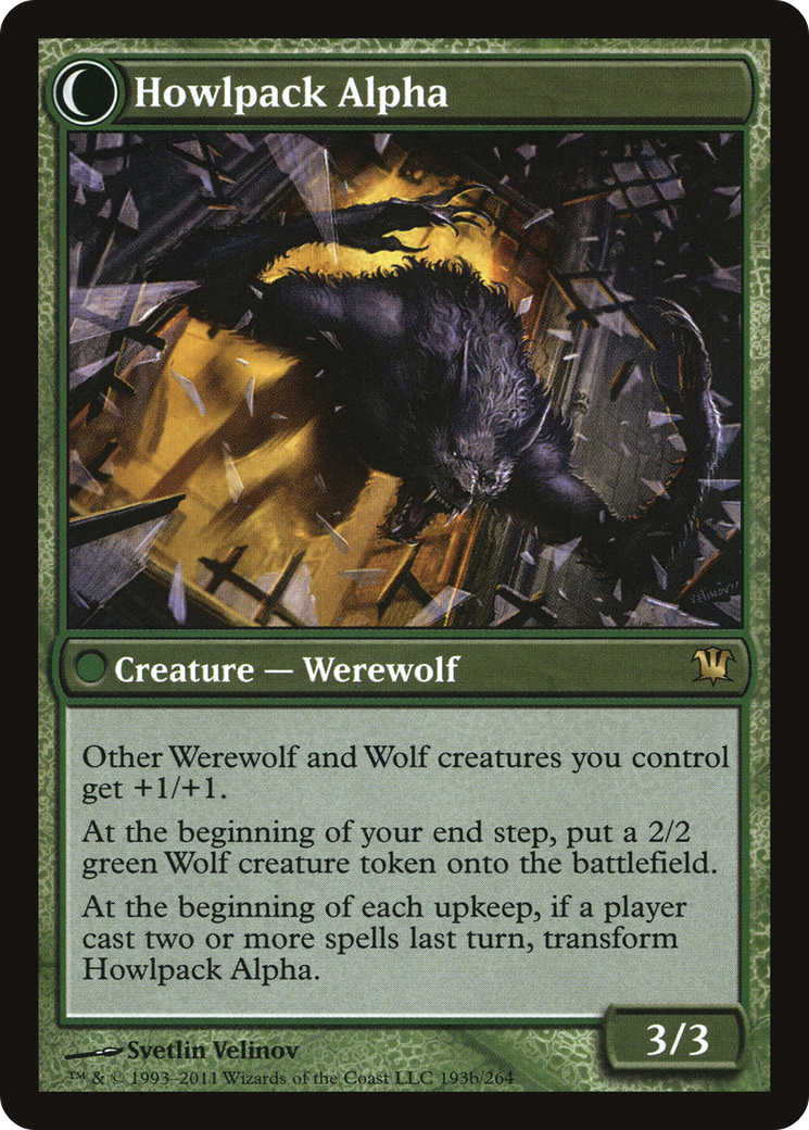 Mayor of Avabruck // Howlpack Alpha (ISD-193) - Innistrad: (Double Faced Transform) Foil