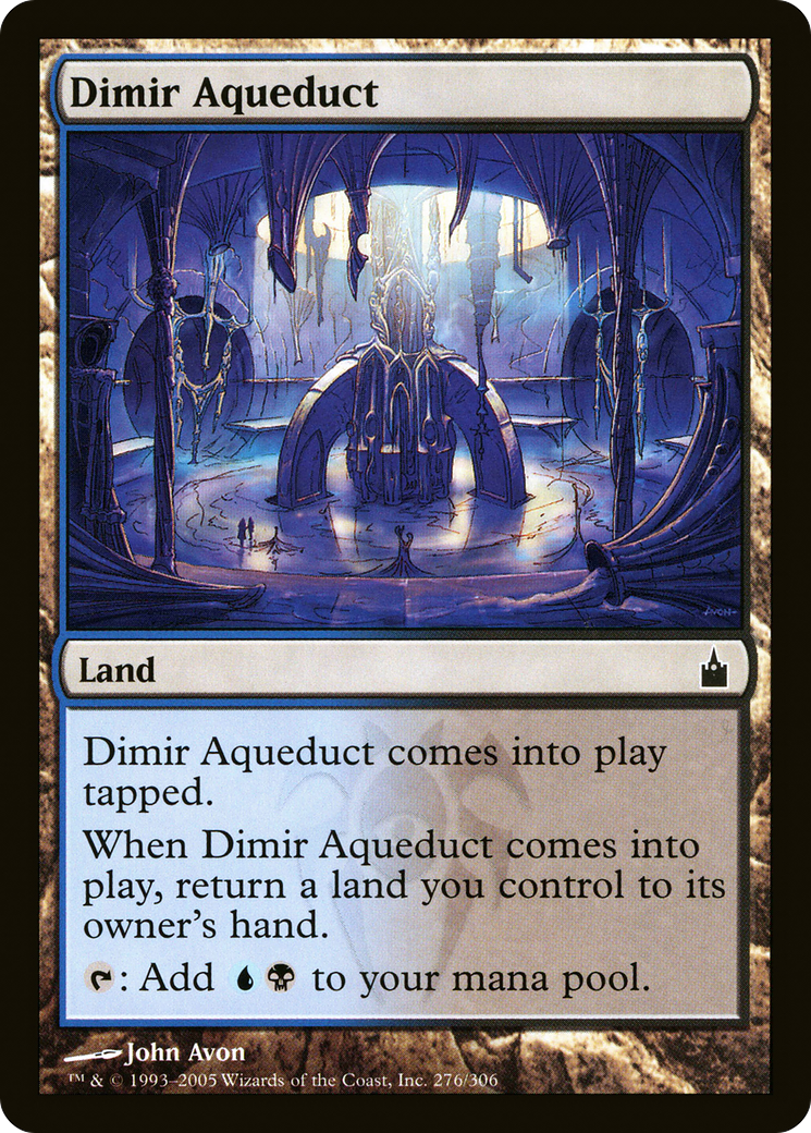 Dimir Aqueduct (RAV-276) - Ravnica: City of Guilds