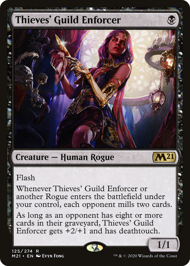 Thieves' Guild Enforcer (M21-125) - Core Set 2021