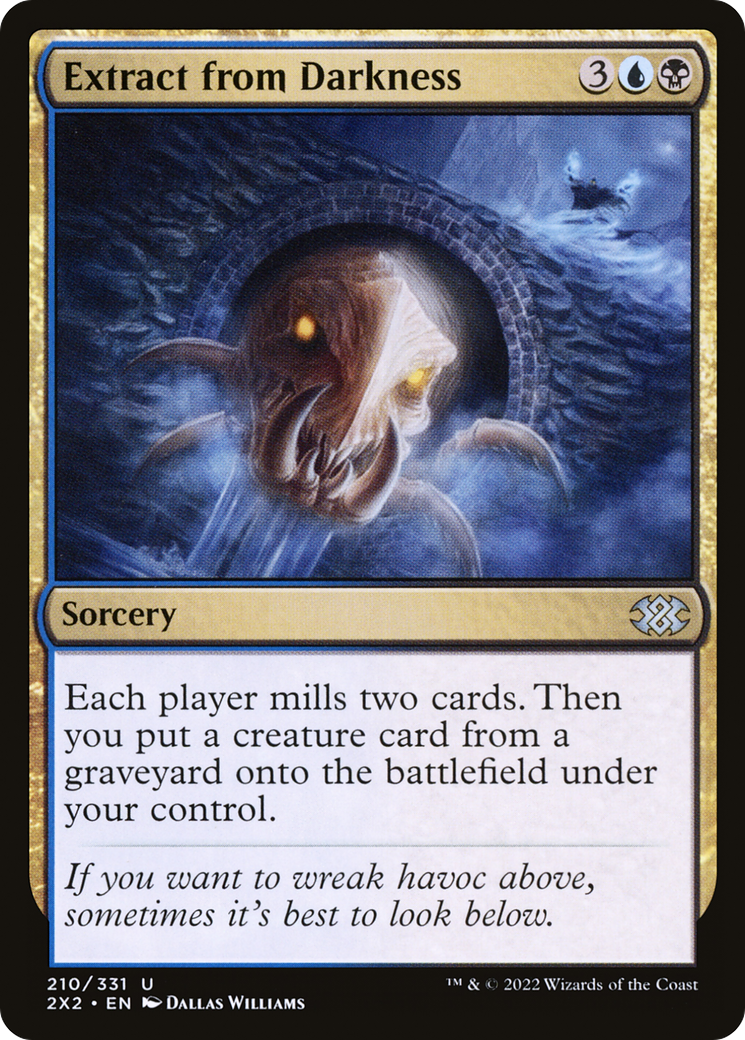 Extract from Darkness (2X2-210) - Double Masters 2022 Foil