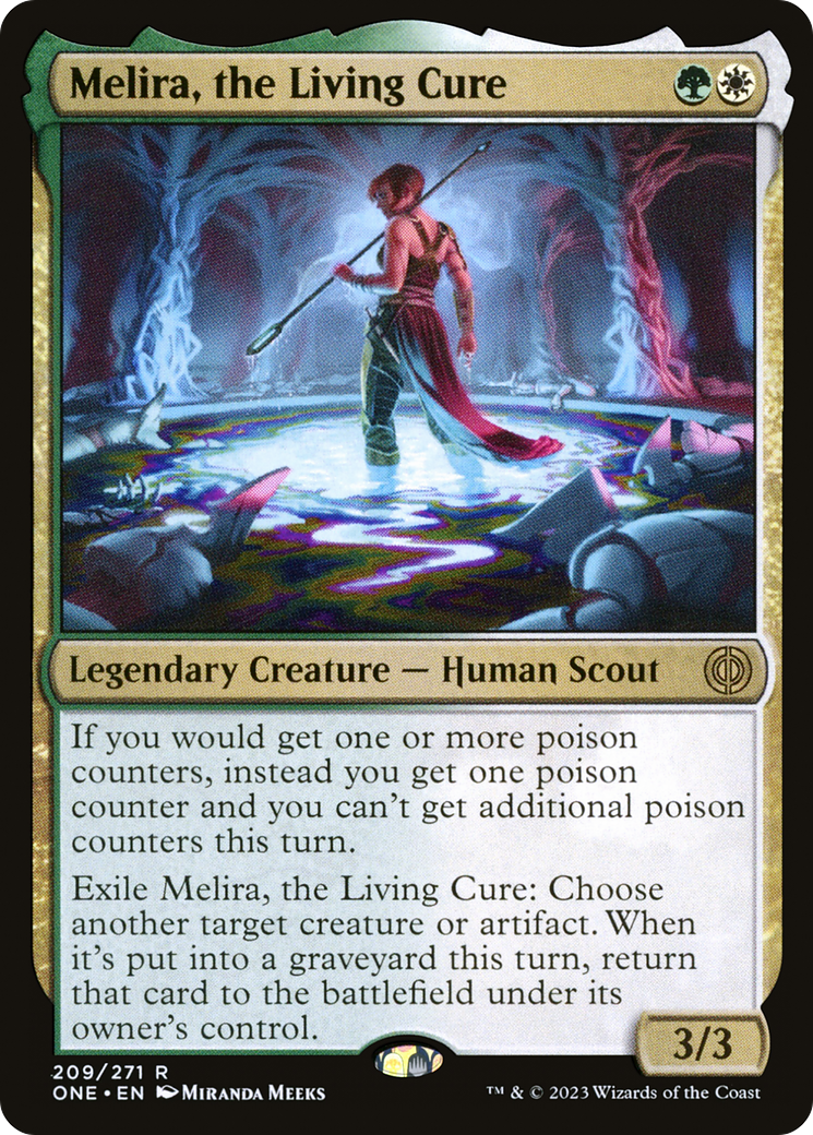 Melira, the Living Cure (ONE-209) - Phyrexia: All Will Be One Foil