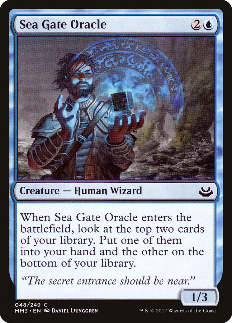 Sea Gate Oracle (MM3-048) - Modern Masters 2017 Foil