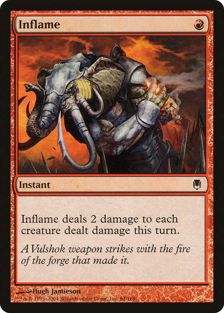 Inflame (DST-064) - Darksteel Foil