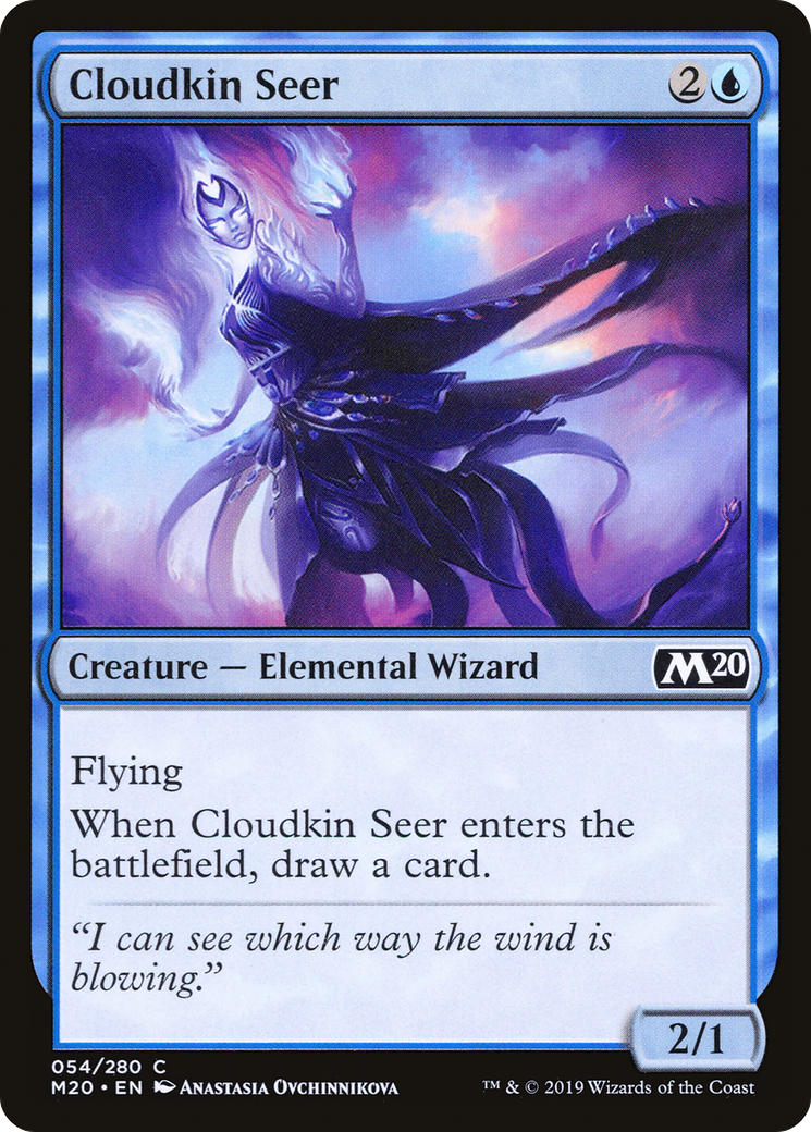 Cloudkin Seer (M20-054) - Core Set 2020 Foil