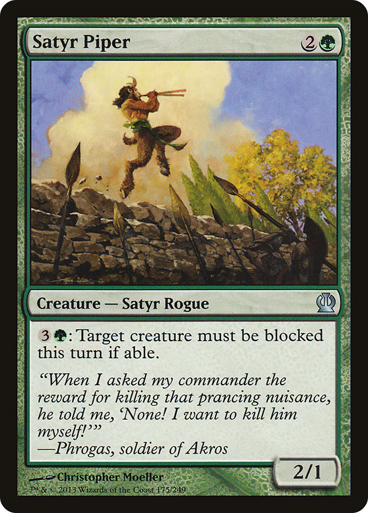 Satyr Piper (THS-175) - Theros