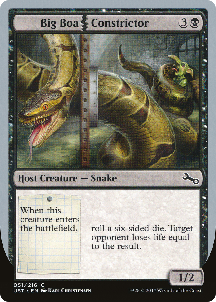 Big Boa Constrictor (UST-051) - Unstable Foil