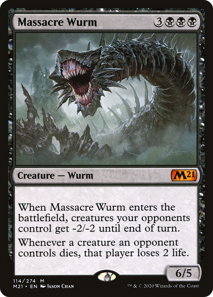 Massacre Wurm (M21-114) - Core Set 2021