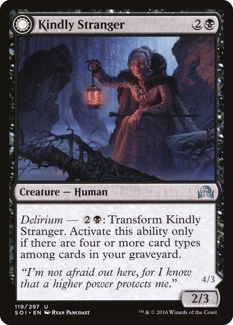 Kindly Stranger // Demon-Possessed Witch (SOI-119) - Shadows over Innistrad: (Double Faced Transform)