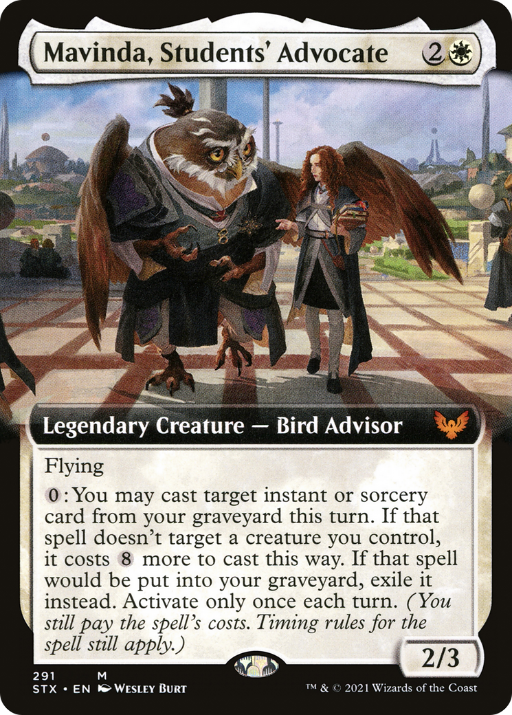 Mavinda, Students' Advocate (STX-291) - Strixhaven: School of Mages: (Extended Art) Foil