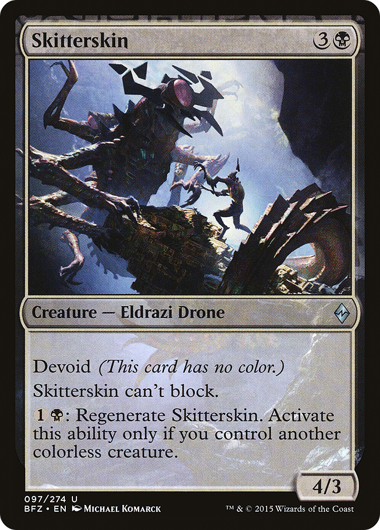 Skitterskin (BFZ-097) - Battle for Zendikar: (devoid)