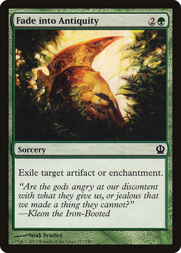Fade into Antiquity (THS-157) - Theros Foil