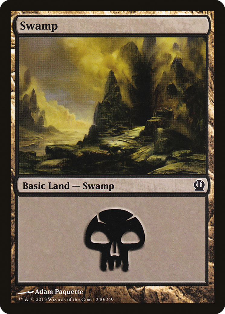Swamp (THS-240) - Theros Foil