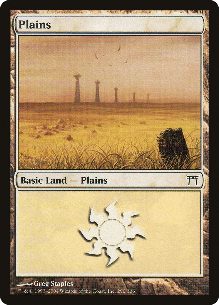 Plains (CHK-290) - Champions of Kamigawa