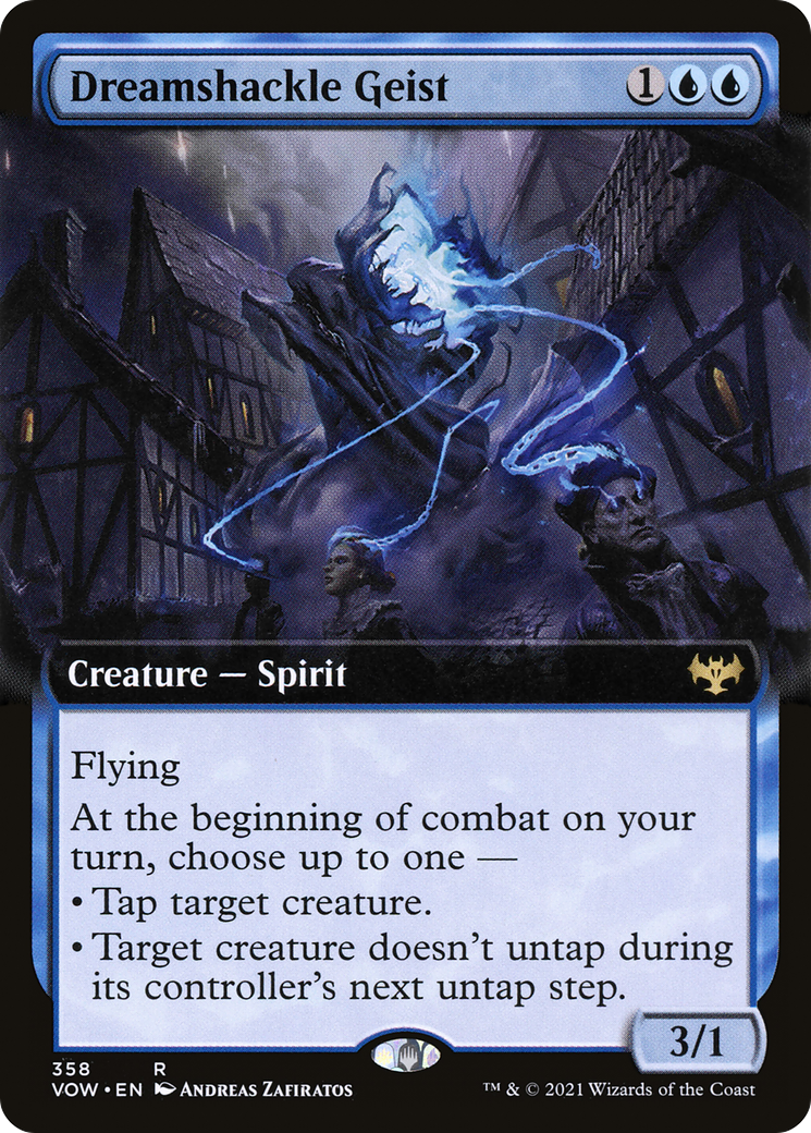 Dreamshackle Geist (VOW-358) - Innistrad: Crimson Vow: (Extended Art)