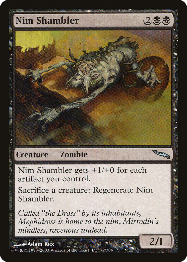 Nim Shambler (MRD-072) - Mirrodin Foil