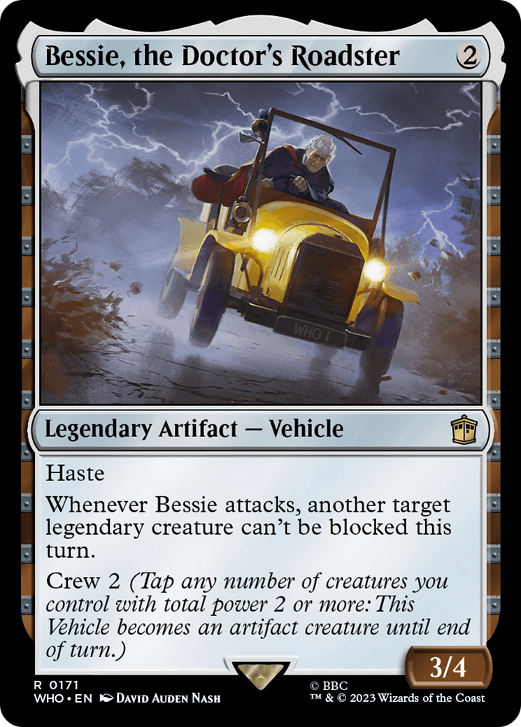 Bessie, the Doctor's Roadster (WHO-171) - Doctor Who Foil