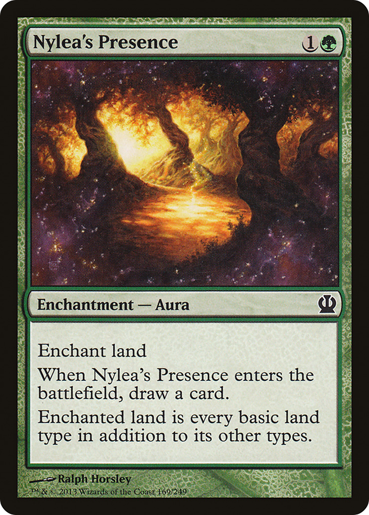 Nylea's Presence (THS-169) - Theros Foil