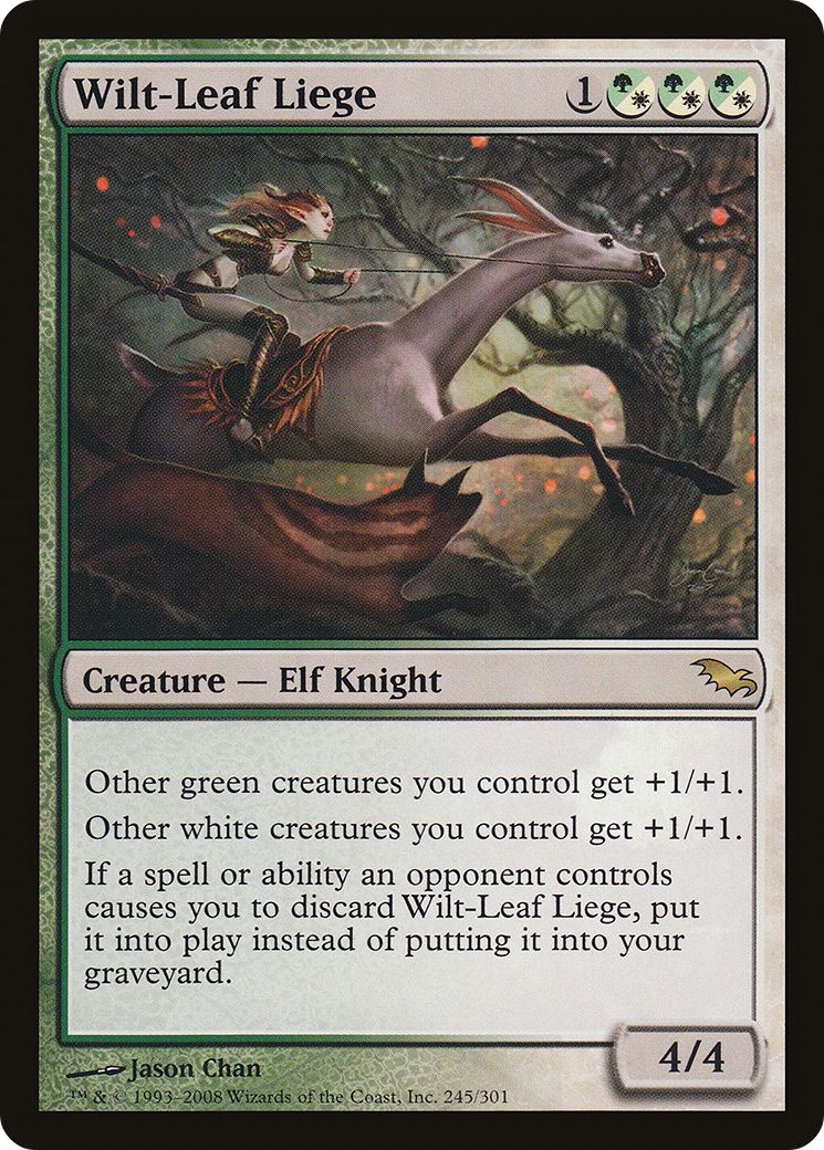 Wilt-Leaf Liege (SHM-245) - Shadowmoor Foil