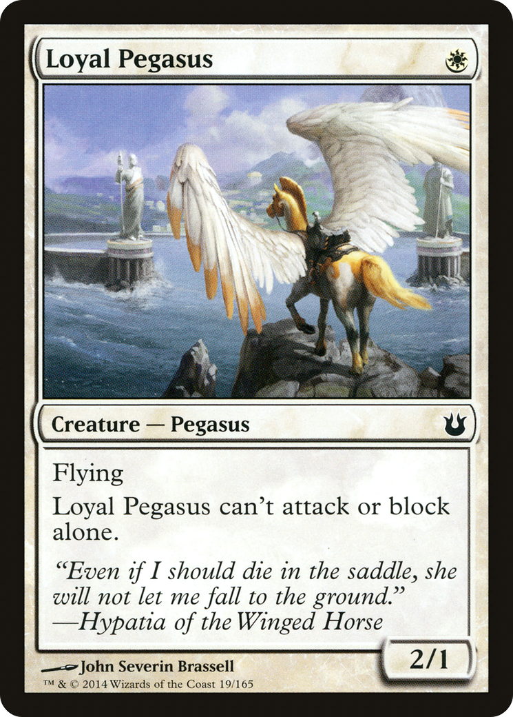 Loyal Pegasus (BNG-019) - Born of the Gods Foil